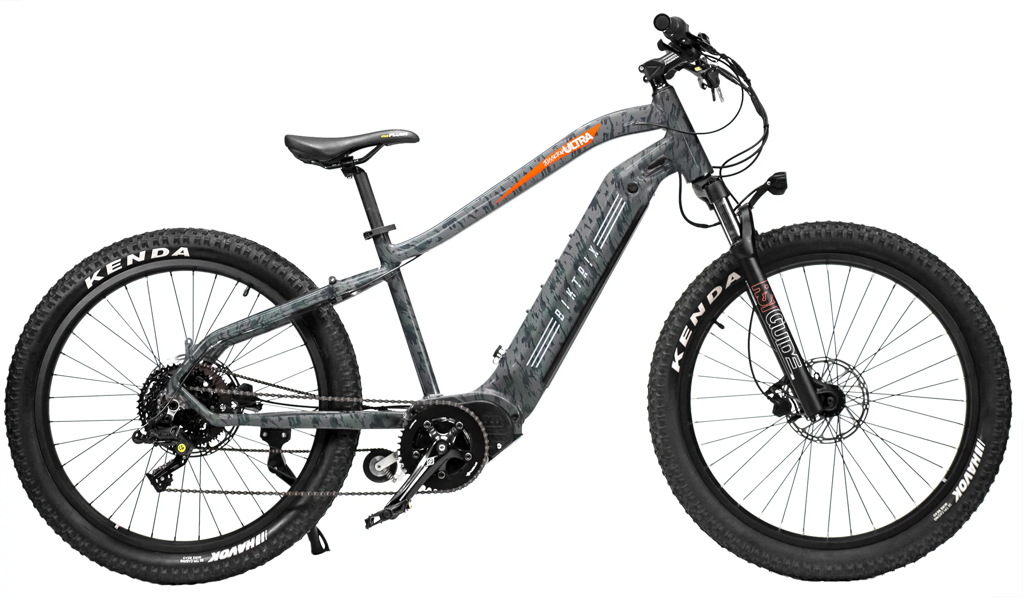 Juggernaut XD Duo Step-Over - XL | 21” Frame (Fits Riders  6’3”+ / 34”+ inseam) / Camo / 26x4 Fat Wheels (great on snow | sand | gravel)