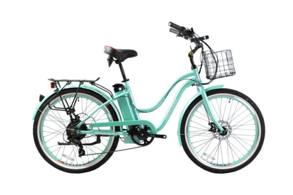 X-Treme Malibu Elite Max 36V/10Ah 350W Step-Thru Beach Cruiser Electric Bike